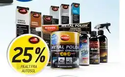 Thansen 25% PÅ ALT FRA AUTOSOL tilbud