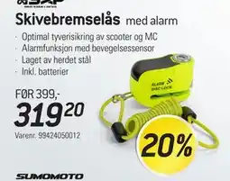 Thansen Skivebremselås med alarm tilbud