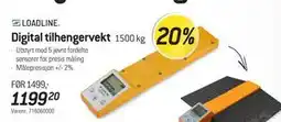 Thansen LOADLINE Digital tilhengervekt tilbud