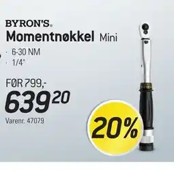 Thansen Momentnøkkel Mini tilbud