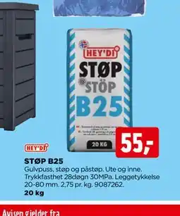 jem & fix STØP B25 tilbud