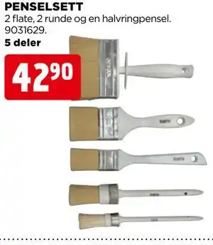 jem & fix PENSELSETT tilbud