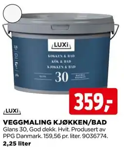 jem & fix VEGGMALING KJØKKEN/BAD tilbud