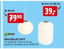 jem & fix SOLCELLE LYKT tilbud