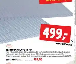 jem & fix TERMOTAKPLATE 10 MM tilbud