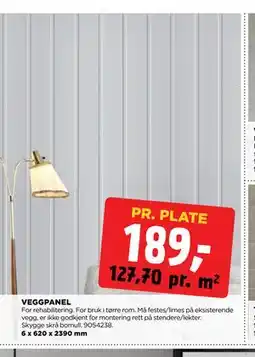jem & fix VEGGPANEL tilbud