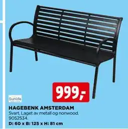 jem & fix HAGEBENK AMSTERDAM tilbud