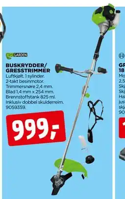jem & fix BUSKRYDDER/ GRESSTRIMMER tilbud