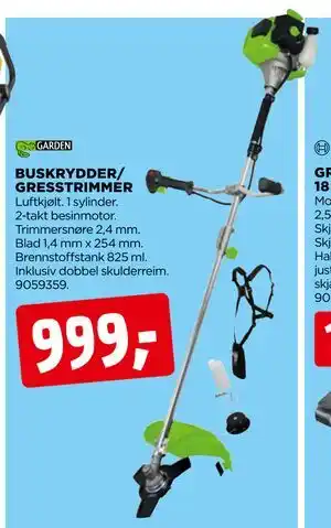 jem & fix BUSKRYDDER/ GRESSTRIMMER tilbud