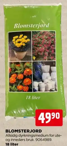 jem & fix BLOMSTERJORD tilbud