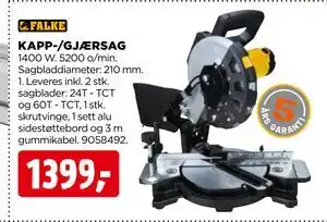 jem & fix KAPP-/GJÆRSAG tilbud