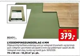 jem & fix LYDDEMPINGSUNDERLAG 4 MM tilbud