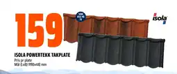 Coop Obs Isola powertekk takplate tilbud