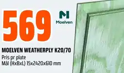 Coop Obs Moelven weatherply K20/70 tilbud