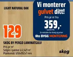 Coop Obs Skog by Pergo laminatgulv tilbud