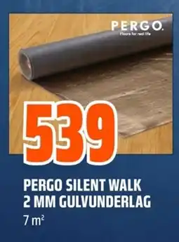 Coop Obs Pergo silent walk 2 mm gulvunderlag tilbud