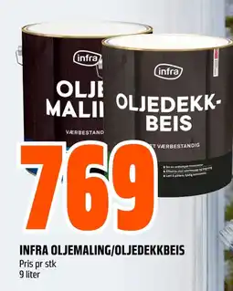 Coop Obs Infra oljemaling/oljedekkbeis tilbud