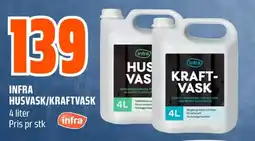 Coop Obs Infra husvask/kraftvask tilbud