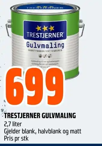 Coop Obs Trestjerner gulvmaling tilbud