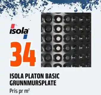 Coop Obs Isola platon basic grunnmursplate tilbud