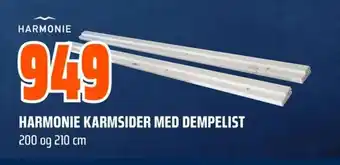 Coop Obs Harmonie karmsider med dempelist tilbud