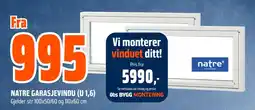 Coop Obs Natre Garasjevindu (u 1,6) tilbud