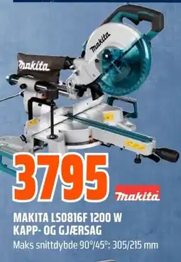 Coop Obs Makita LS0816F 1200 W Kapp- og gjærsag tilbud