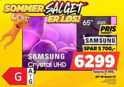 POWER Samsung 65" 4k smart-tv tilbud
