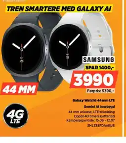 POWER SAMSUNG Galaxy Watch8.44 mm LTE Gemini Al innebygd tilbud