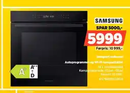 POWER Autoprogrammer og Wi-Fi-kompatibilitet SAMSUNG Integrert stekeovn tilbud