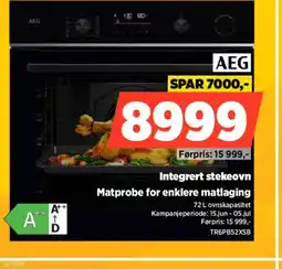 POWER AEG Integrert stekeovn Matprobe for enklere matlaging tilbud