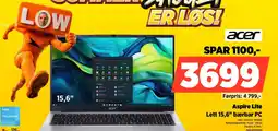 POWER Acer aspire lite lett 15,6" bærbar pc tilbud