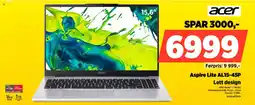 POWER Acer aspire lite al15-45p lett design tilbud