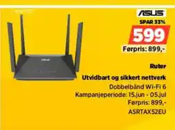 POWER ASUS Ruter Utvidbart og sikkert nettverk tilbud