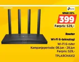 POWER Router Wi-Fi 6-teknologi tilbud