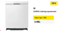 Skousen LG Underbygd oppvaskmaskin tilbud