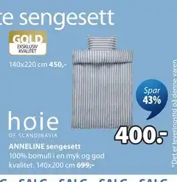JYSK ANNELINE sengesett tilbud
