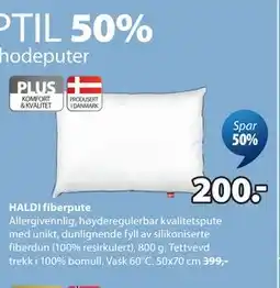 JYSK HALDI fiberpute tilbud
