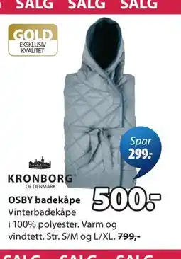 JYSK OSBY badekåpe tilbud