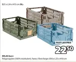 JYSK MILAS kurv tilbud