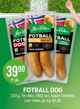 Kiwi FOTBALL DOG tilbud