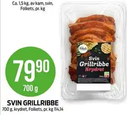 Kiwi SVIN GRILLRIBBE tilbud