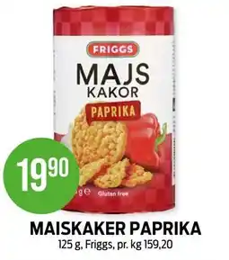 Kiwi MAISKAKER PAPRIKA tilbud