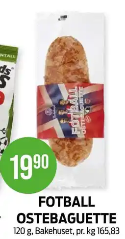 Kiwi FOTBALL OSTEBAGUETTE tilbud