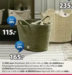 JYSK LABAN kurv tilbud