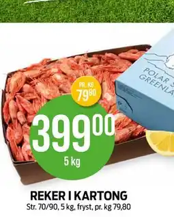 Kiwi REKER I KARTONG tilbud