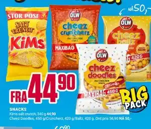 Europris SNACKS tilbud