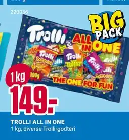 Europris TROLLI ALL IN ONE tilbud