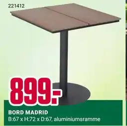 Europris BORD MADRID tilbud