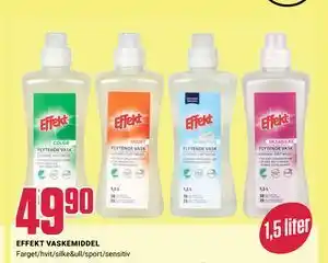 Europris EFFEKT VASKEMIDDEL tilbud